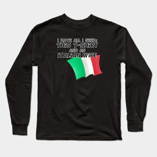 Italian Long Sleeve T-Shirt